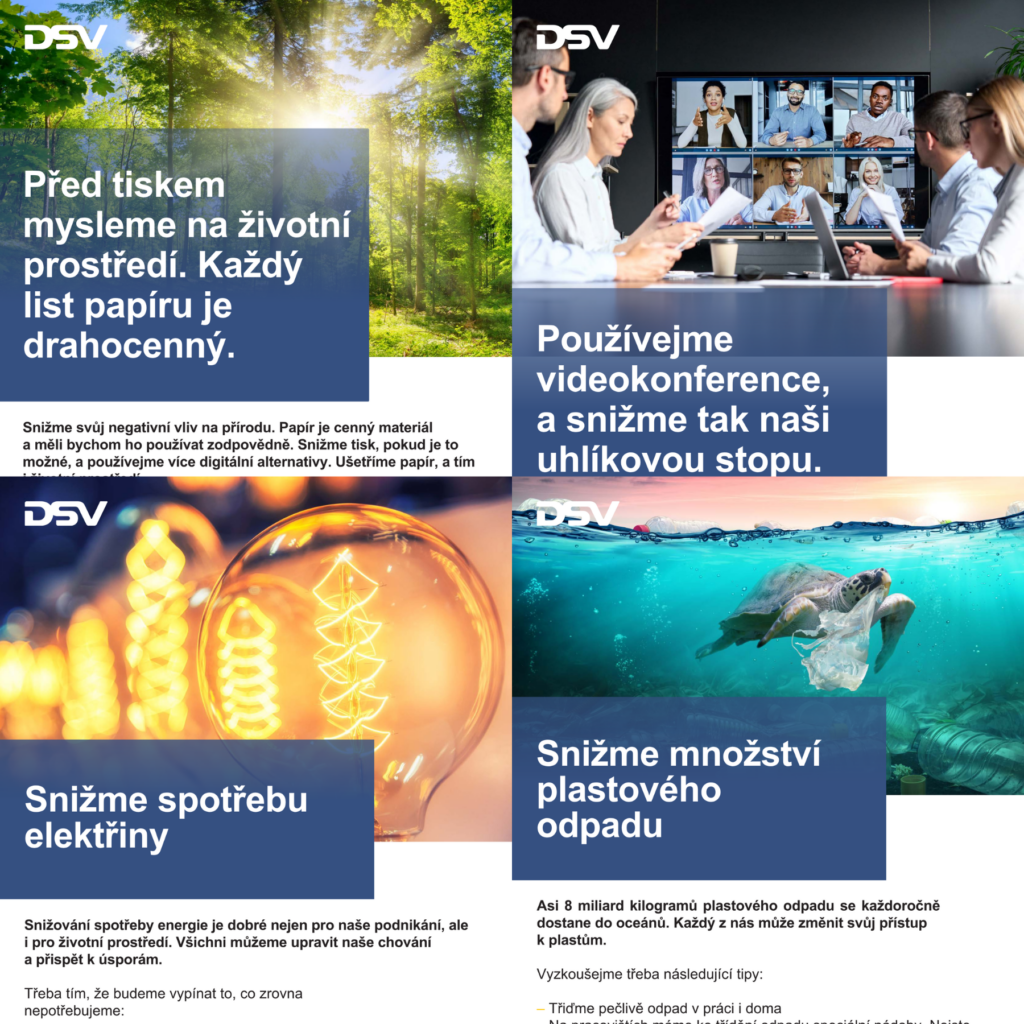 Edukační plakáty - Udržitelnost